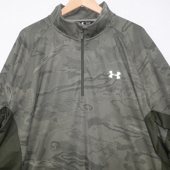 Under Armour 1/4 Zip Men's 3XL DriFit UA CoolSwitch Thermocline Camo - Picture 8 of 15